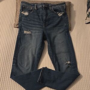 American Eagle - Distressed Blue Women's Jeans